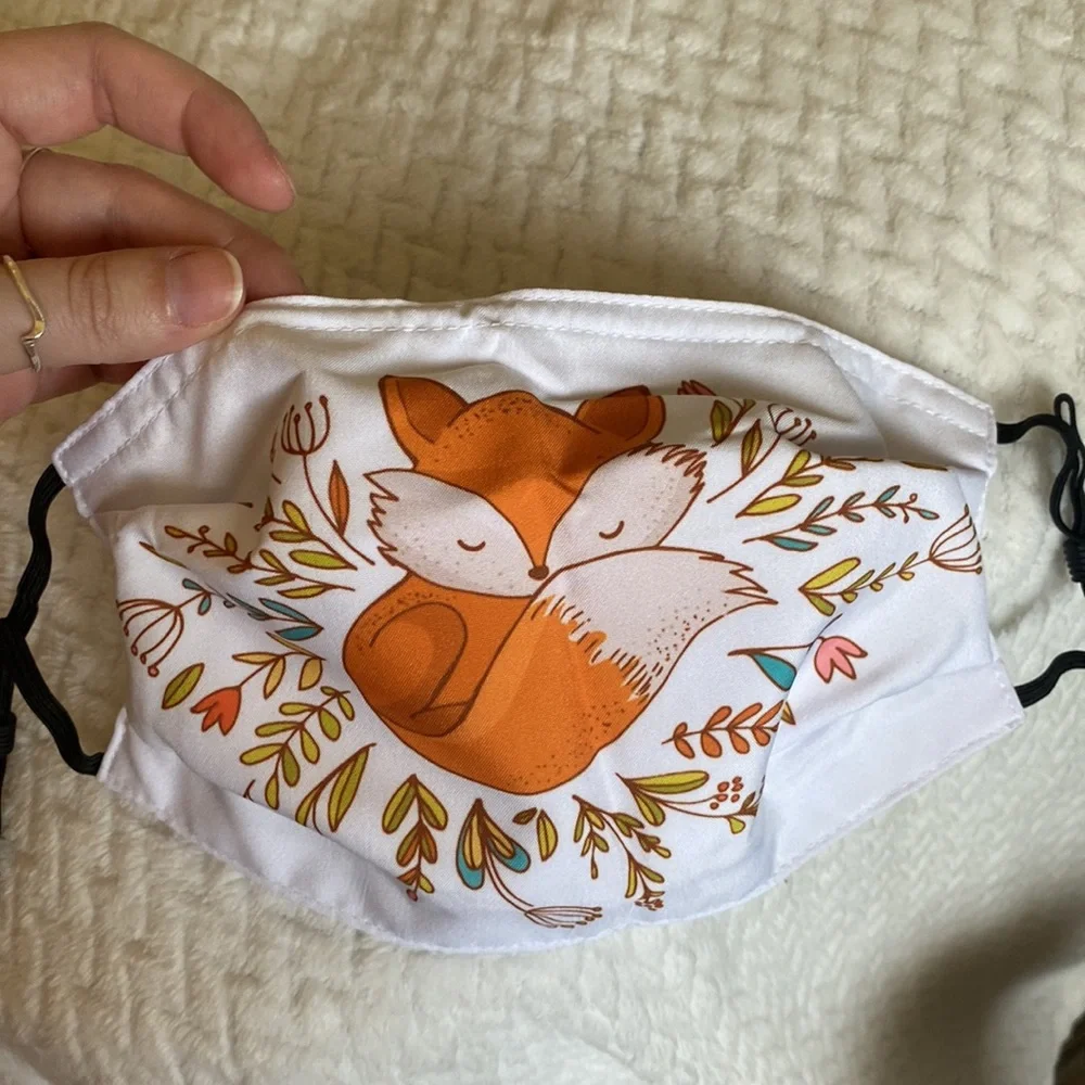 (Set of 3) Fox Face Masks